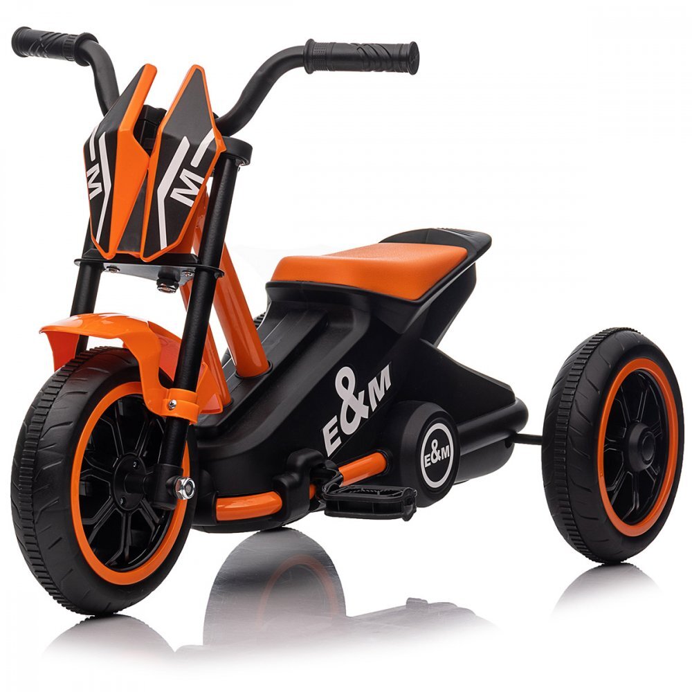 KidsCare Tricicleta pentru copii G301 Orange cu pedale 3-6 ani cu functie de deplasare inainte si inapoi si structura metalica