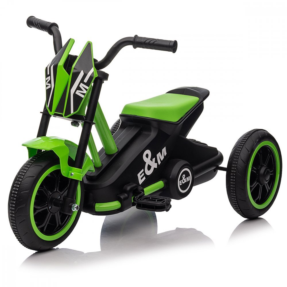 KidsCare Tricicleta pentru copii G301 Verde cu pedale 3-6 ani cu functie de deplasare inainte si inapoi si structura metalica