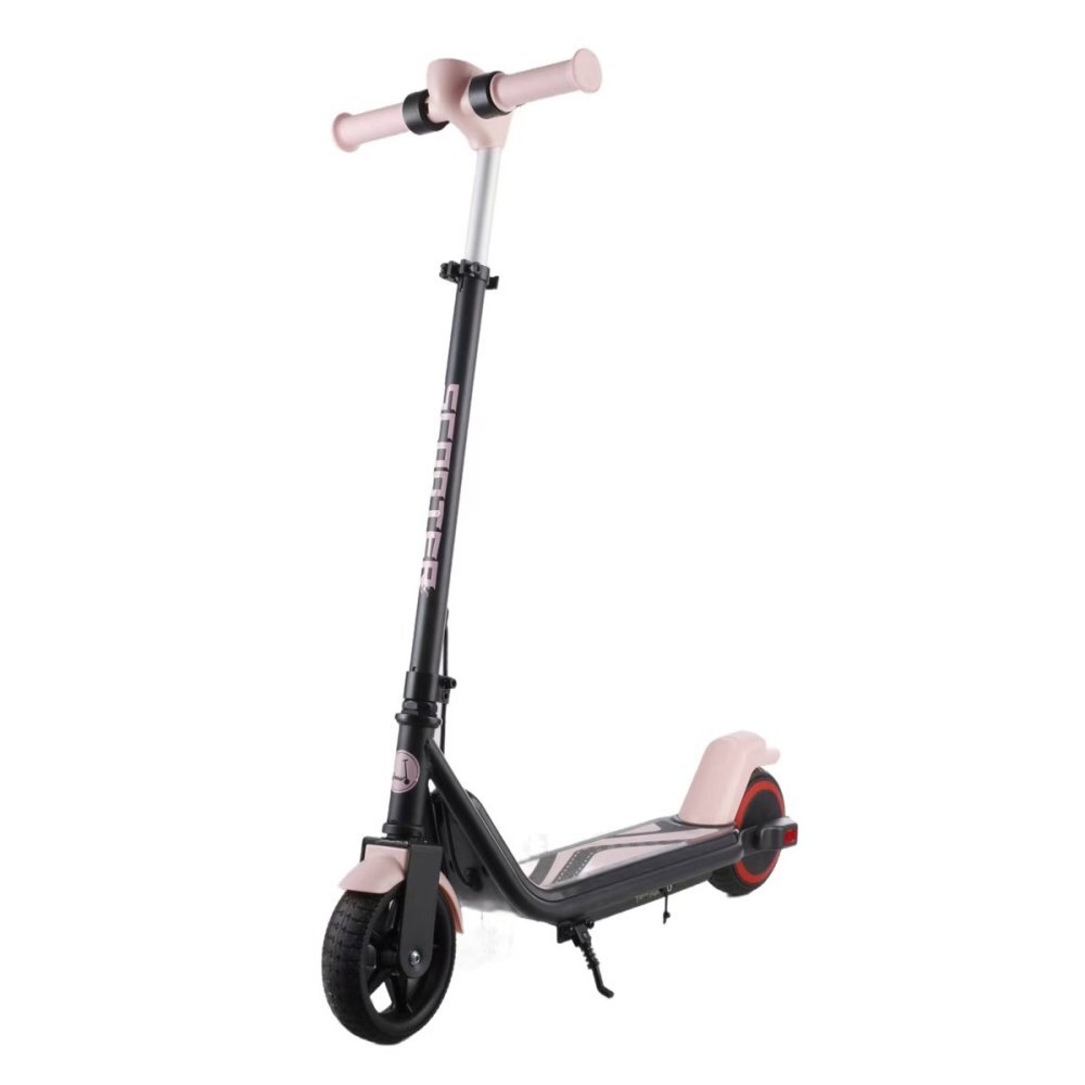KidsCare Trotineta electrica pentru copii E70 Roz motor 130W baterie 24V 2.5Ah viteza 14 kmh lumini