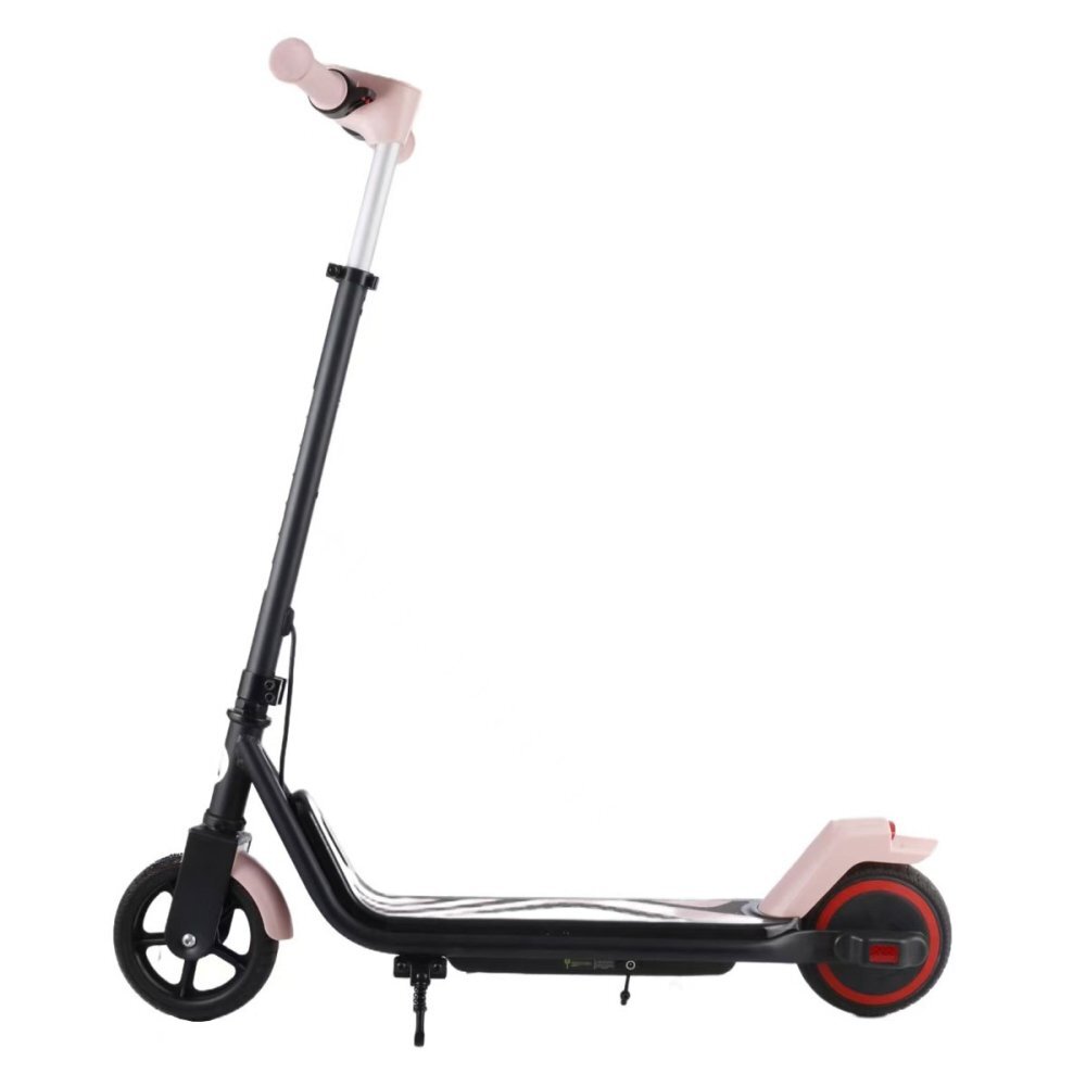KidsCare Trotineta electrica pentru copii E70 Roz motor 130W baterie 24V 2.5Ah viteza 14 kmh lumini