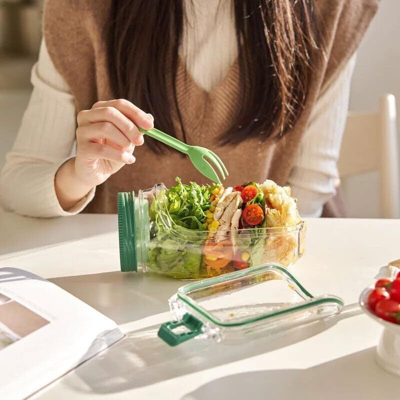 Kidscenter Caserola alimentara cu capac etans reutilizabila fara BPA 1l