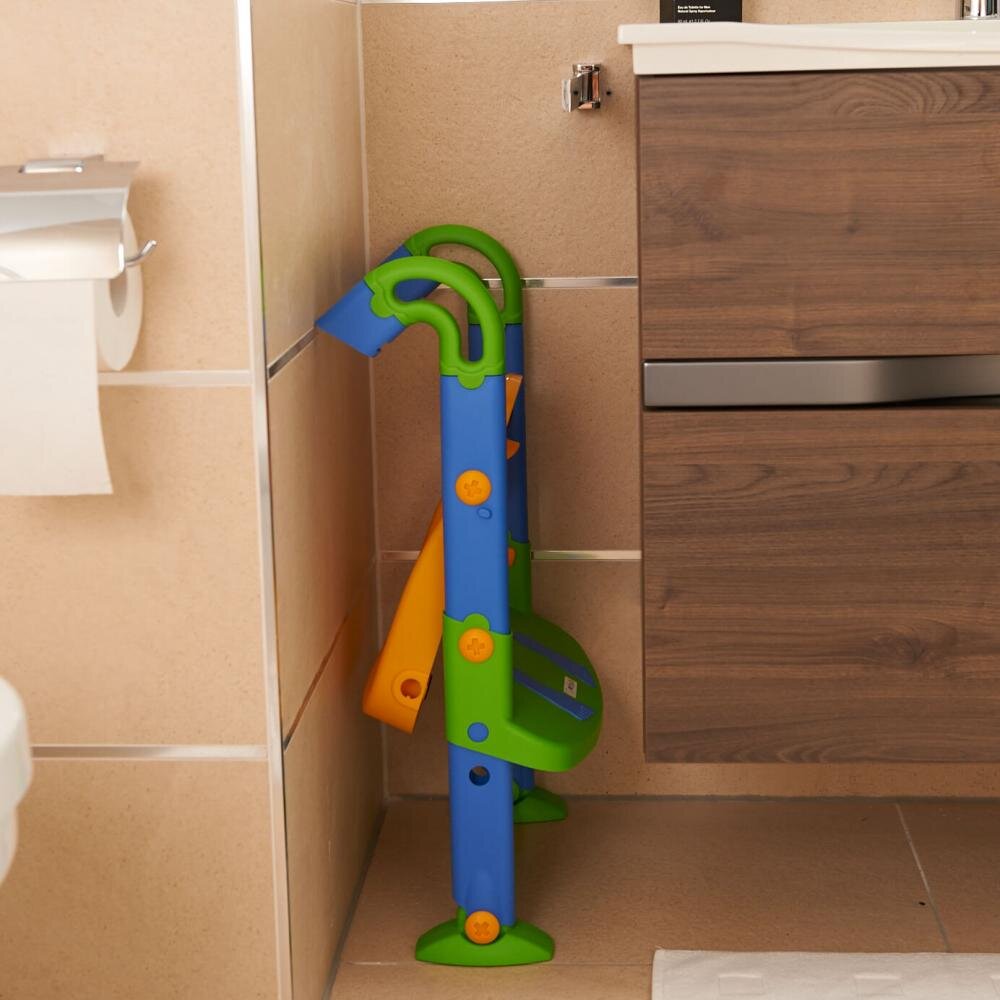 KIDSKIT Scara cu reductor wc si olita white perl blue
