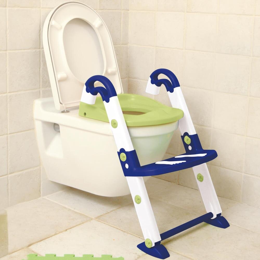 KIDSKIT Scara cu reductor wc si olita white perl blue