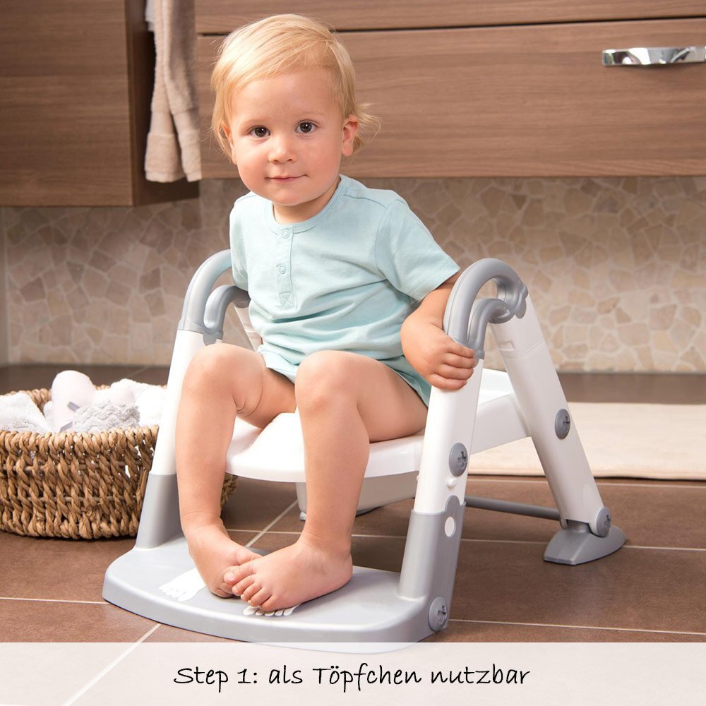 KIDSKIT Scara cu reductor wc si olita white persilber