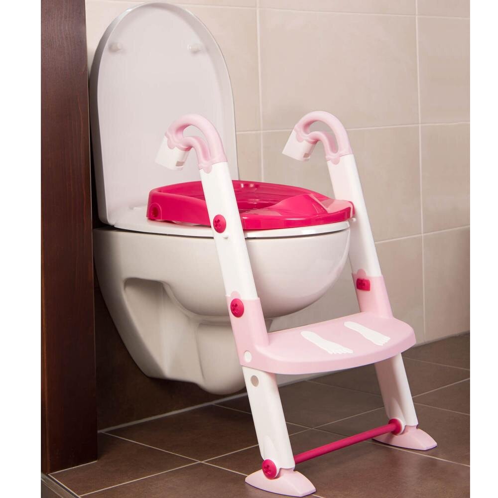 KIDSKIT Scara cu reductor wc si olita white tender rose