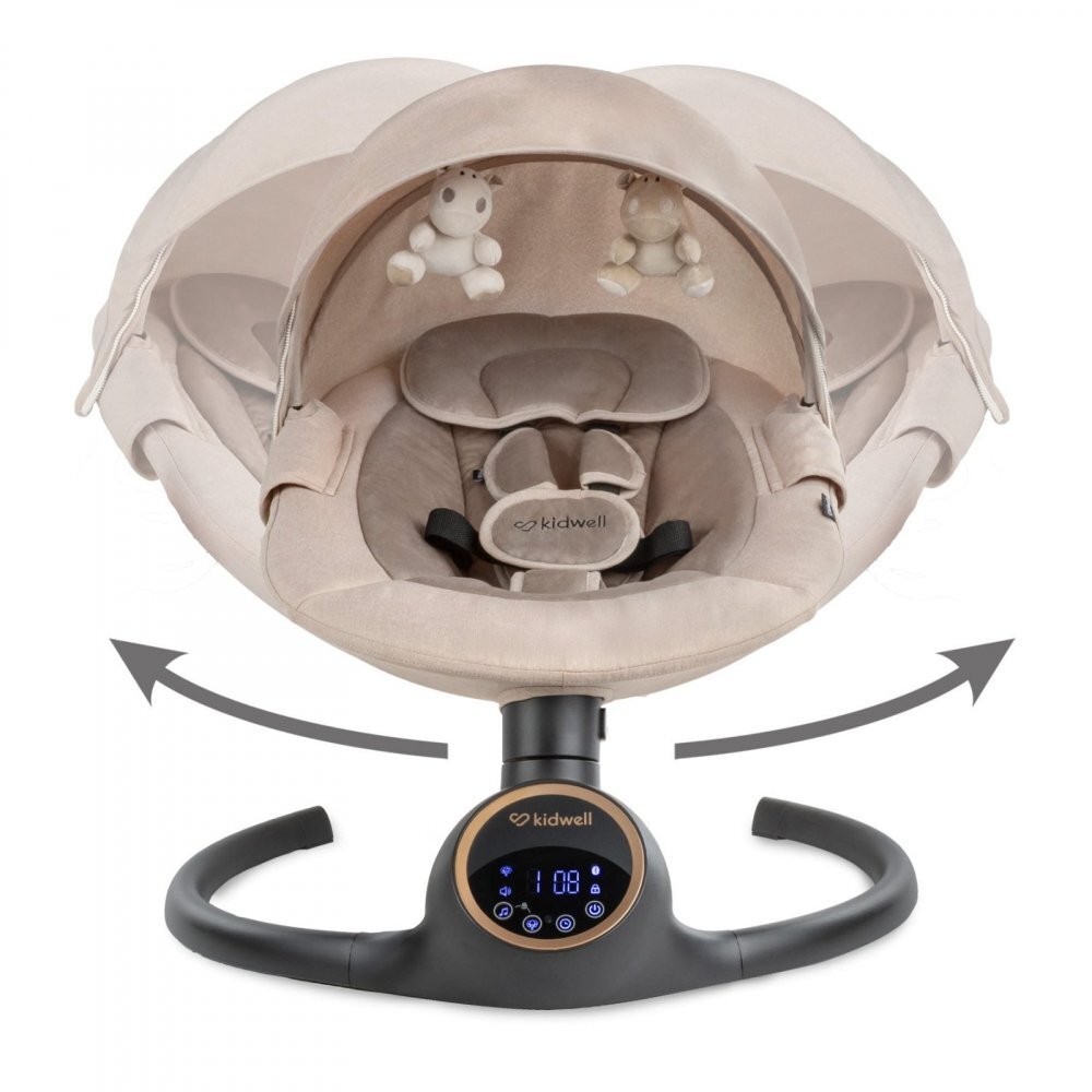 Kidwell Balansoar leagan electric 2 in 1 bluetooth Reve bej auriu