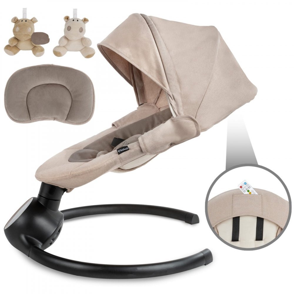 Kidwell Balansoar leagan electric 2 in 1 bluetooth Reve bej auriu