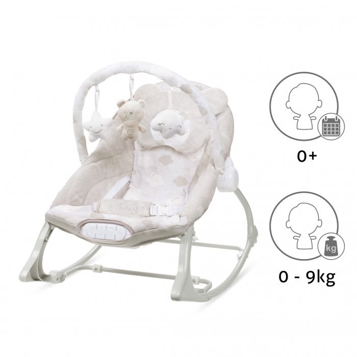Kidwell Balansoar multifunctional cu sunete si jucarii Pino Bej