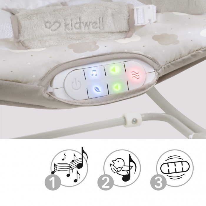 Kidwell Balansoar multifunctional cu sunete si jucarii Pino Bej