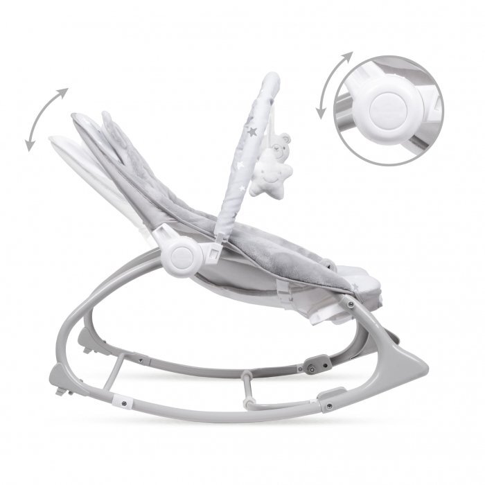 Kidwell Balansoar multifunctional cu sunete si jucarii Pino Gri