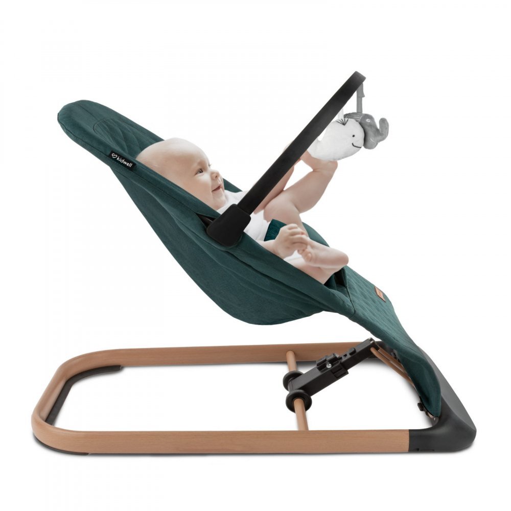 Kidwell Balansoar pentru copii green wooden pliabil