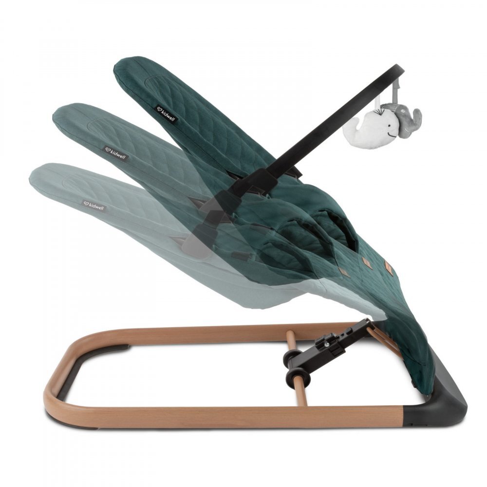 Kidwell Balansoar pentru copii green wooden pliabil