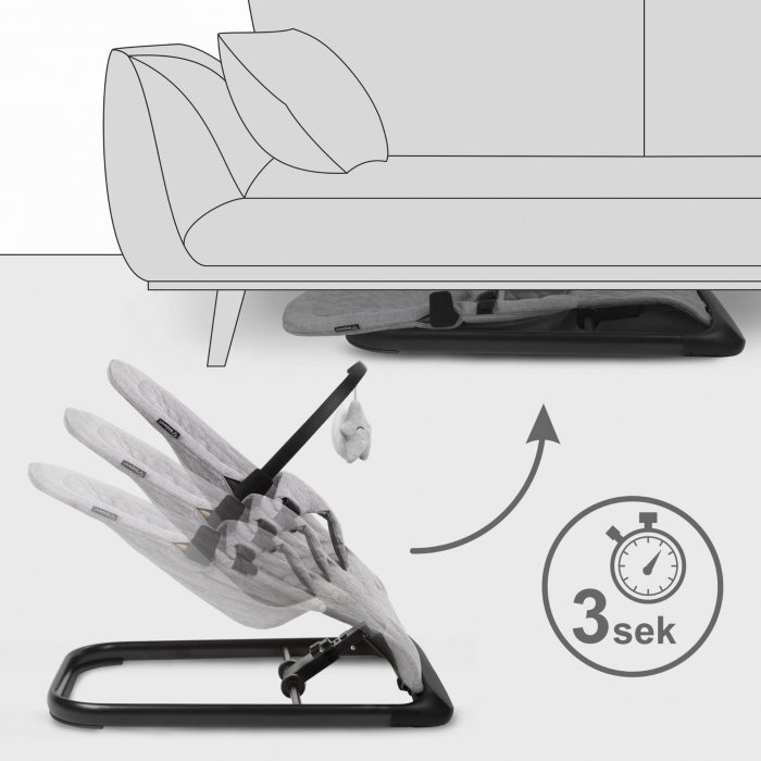 Kidwell Balansoar pentru copii Laro Full grey black