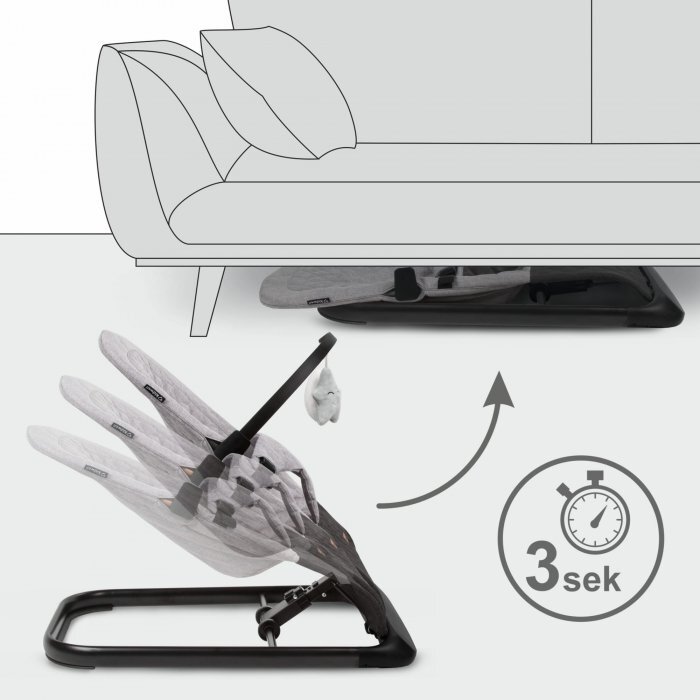 Kidwell Balansoar pentru copii Laro Grey Black
