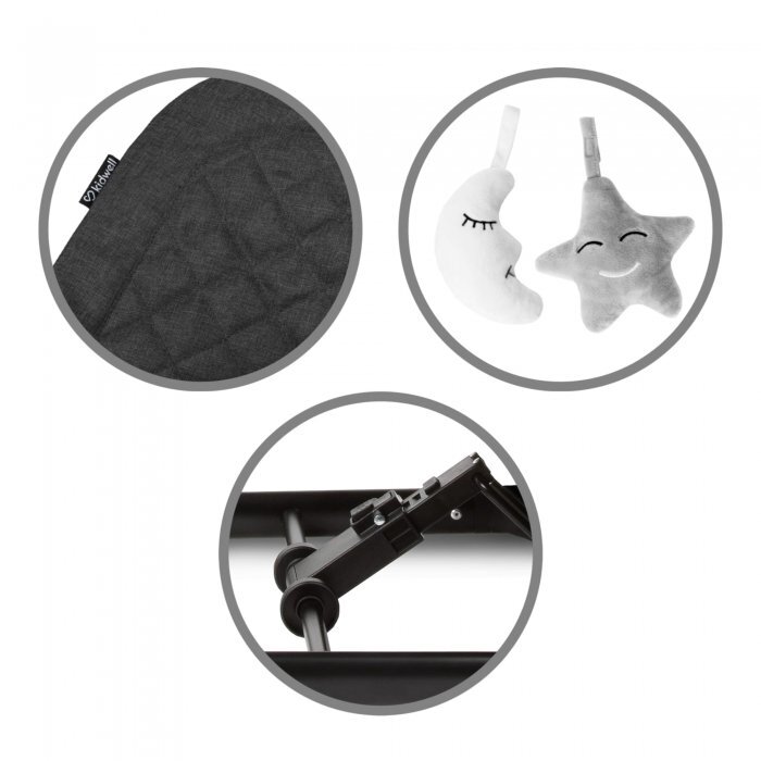 Kidwell Balansoar pentru copii Laro Wooden Black