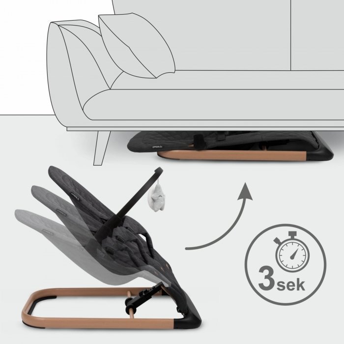 Kidwell Balansoar pentru copii Laro Wooden Black