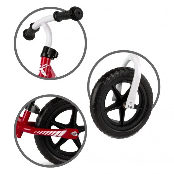 Kidwell Bicicleta de echilibru fara pedale Rebel Red reglabila