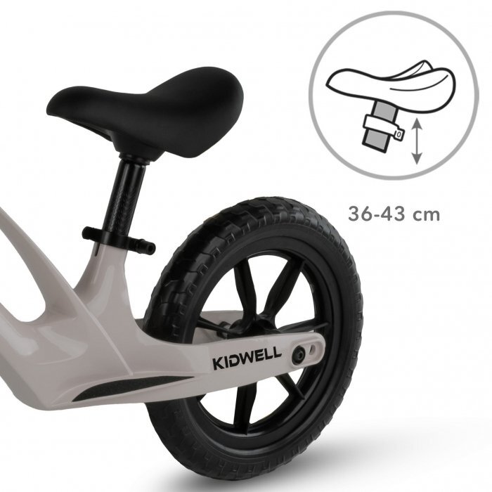 Kidwell Bicicleta fara pedale cadru magneziu roti EVA Vito Gri