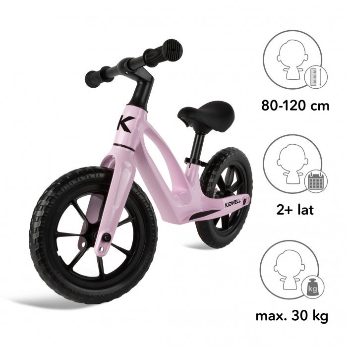 Kidwell Bicicleta fara pedale cadru magneziu roti EVA Vito Roz