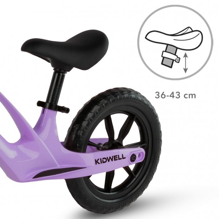 Kidwell Bicicleta fara pedale cadru magneziu roti EVA Vito Violet