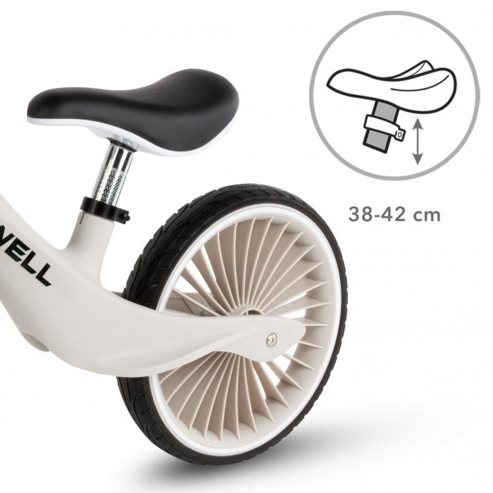 Kidwell Bicicleta fara pedale cadru nailon roti PU NIX Gri