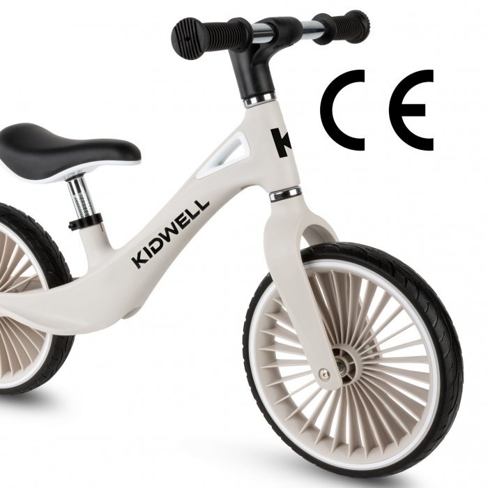Kidwell Bicicleta fara pedale cadru nailon roti PU NIX Gri
