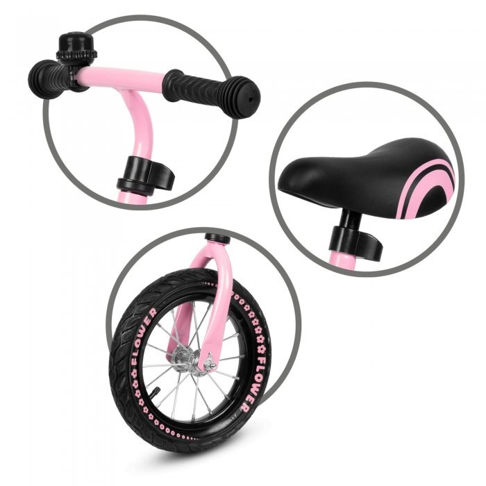 Kidwell Bicicleta fara pedale cruzer flower pink