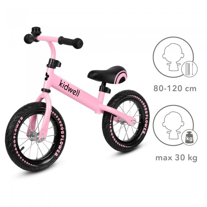 Kidwell Bicicleta fara pedale cruzer flower pink