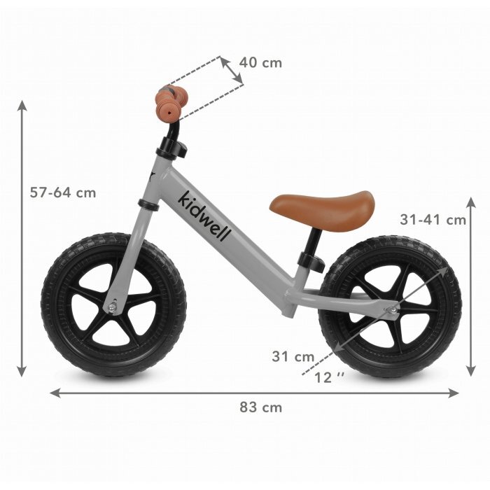 Kidwell Bicicleta fara pedale Rebel gray