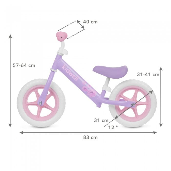 Kidwell Bicicleta fara pedale Rebel violet