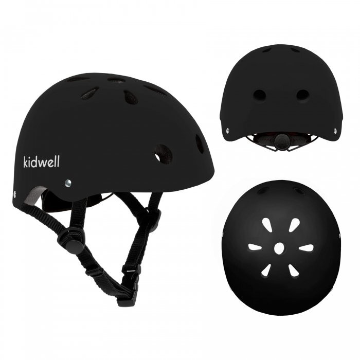 Kidwell Casca de protectie pentru copii ORIX II marimea M 52-56 cm Black Mat