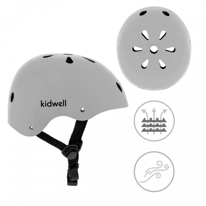 Kidwell Casca de protectie pentru copii ORIX II marimea M 52-56 cm Grey Mat