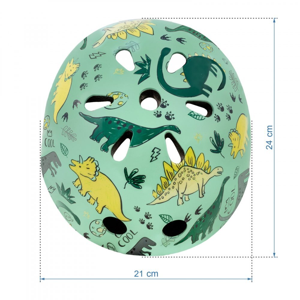 Kidwell Casca de protectie pentru copii Orix Plus Dino sistem de reglare M 52-56 cm 3 ani+
