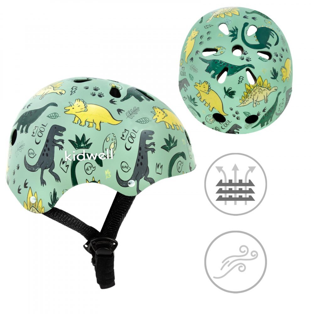 Kidwell Casca de protectie pentru copii Orix Plus Dino sistem de reglare S 48-52 cm 1 an+