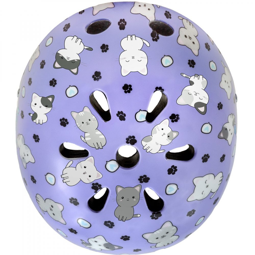 Kidwell Casca de protectie pentru copii sistem de reglare usoara 260 g S 48-52 cm 1 ani+ Orix Plus Kitty