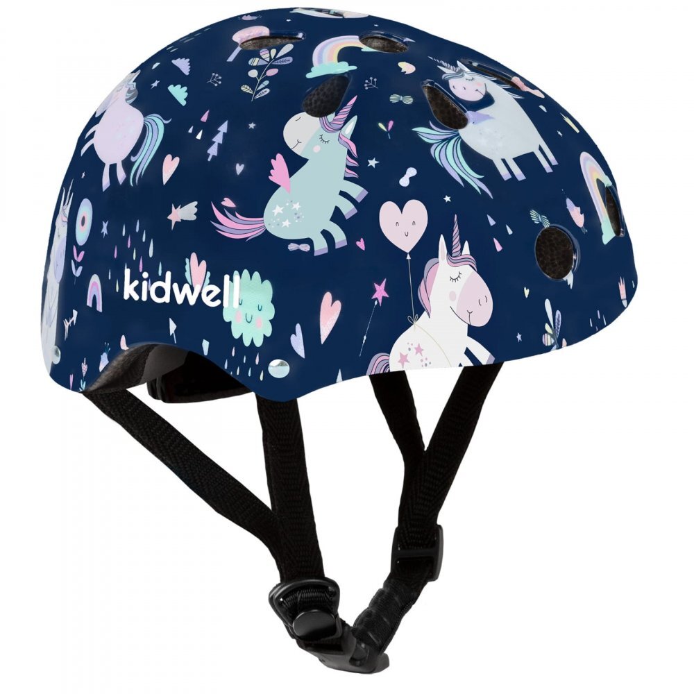 Kidwell Casca de protectie pentru copii sistem de reglare usoara 260 g S 48-52 cm 1 ani+ ORIX Plus Unicorn