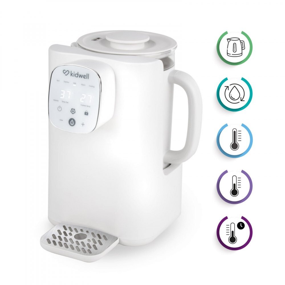 Kidwell Espressor pentru prepararea laptelui praf Piim white cu dozare automata
