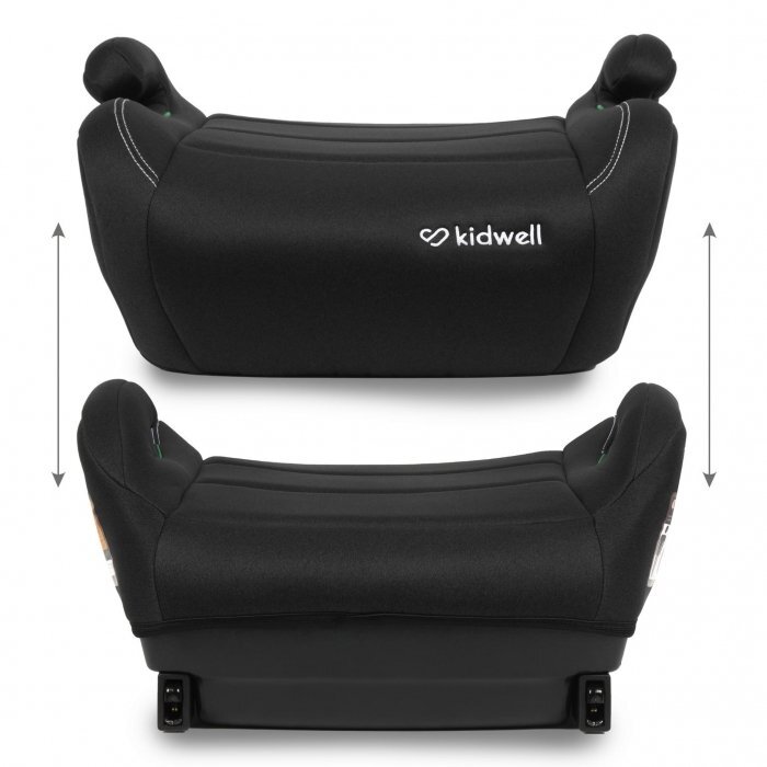 Kidwell Inaltator auto 125-150 cm cu Isofix Ovan black