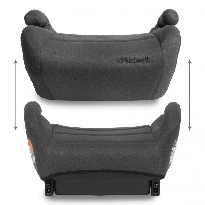 Kidwell Inaltator auto 125-150 cm cu Isofix Ovan gray