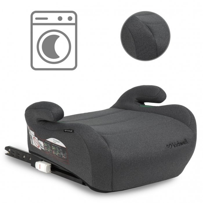 Kidwell Inaltator auto 125-150 cm cu Isofix Ovan gray