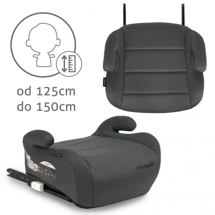 Kidwell Inaltator auto 125-150 cm cu Isofix Ovan gray