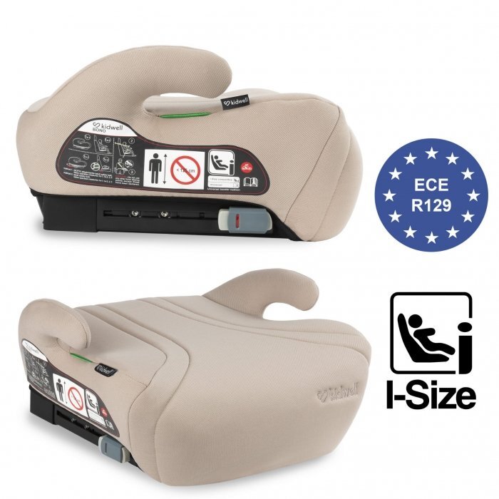 Kidwell Inaltator auto pentru copii Bono Beige cu isofix 125-150 cm