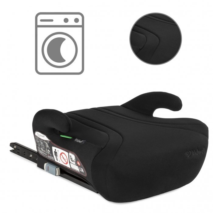 Kidwell Inaltator auto pentru copii Bono Black cu isofix 125-150 cm
