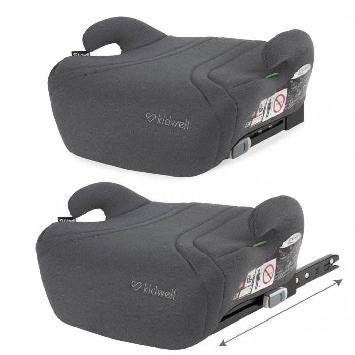 Kidwell Inaltator auto pentru copii Bono Grey cu isofix 125-150 cm