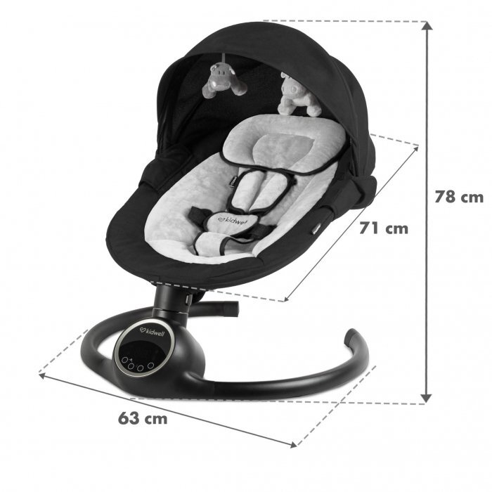 Kidwell Leagan electric 2 in 1 Reve Black Silver
