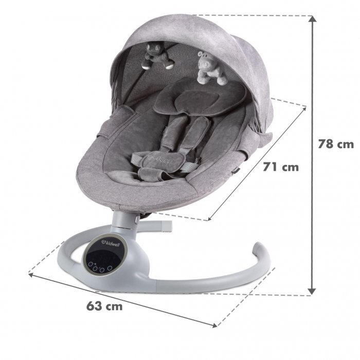 Kidwell Leagan electric 2 in 1 Reve Gray Silver
