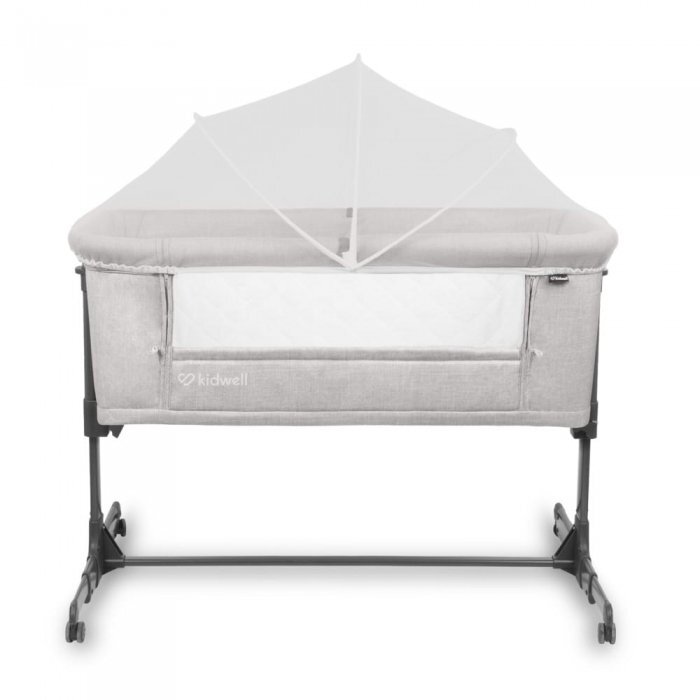 Kidwell Patut Alula Gray reglabil pe inaltime in 5 trepte roti cu blocare accesorii incluse