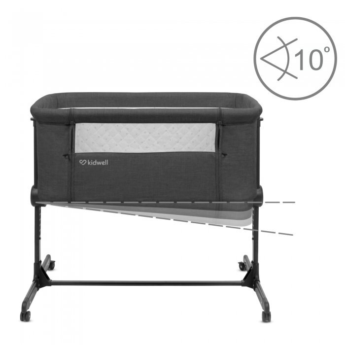 Kidwell Patut cu laterala culisanta Snuzzy Dark Grey