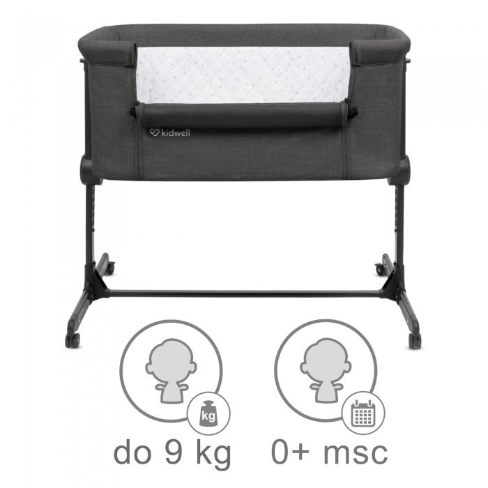 Kidwell Patut cu laterala culisanta Snuzzy Dark Grey