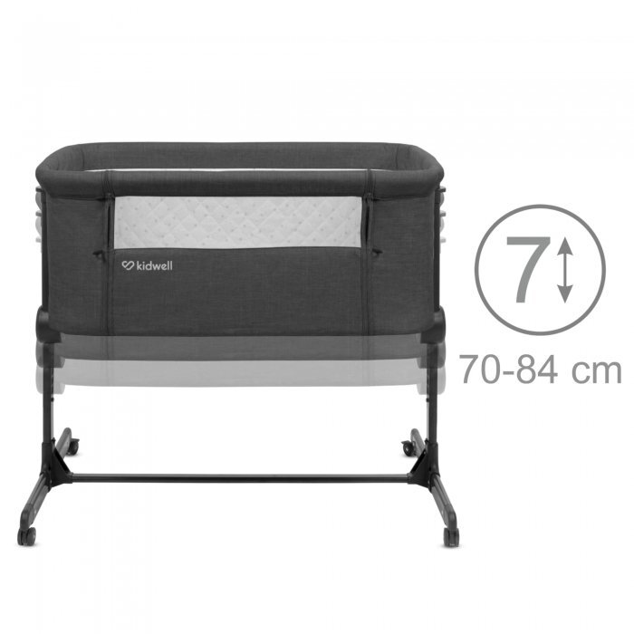 Kidwell Patut cu laterala culisanta Snuzzy Dark Grey